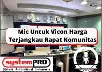 Mic Untuk Vicon Harga Terjangkau Rapat Komunitas