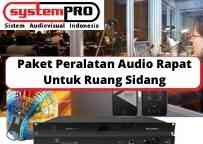 Paket Peralatan Audio Rapat Untuk Ruang Sidang