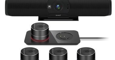 Mikrofon Speaker Zoom Rapat Inovatif