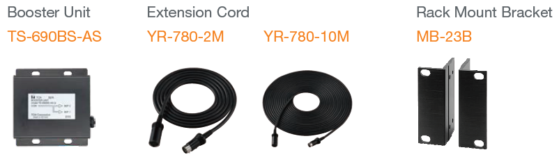 Model Produk dalam Sistem TOA TS-690 Microphone