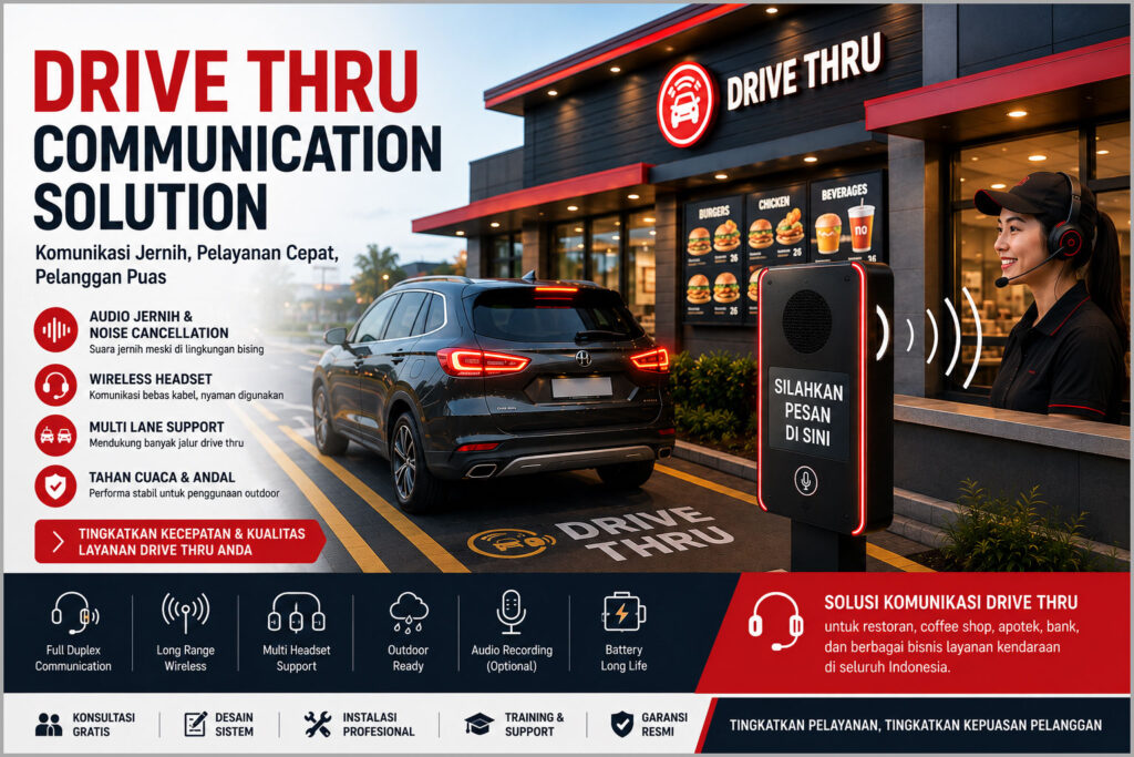 Drive Thru Communication Solution Indonesia