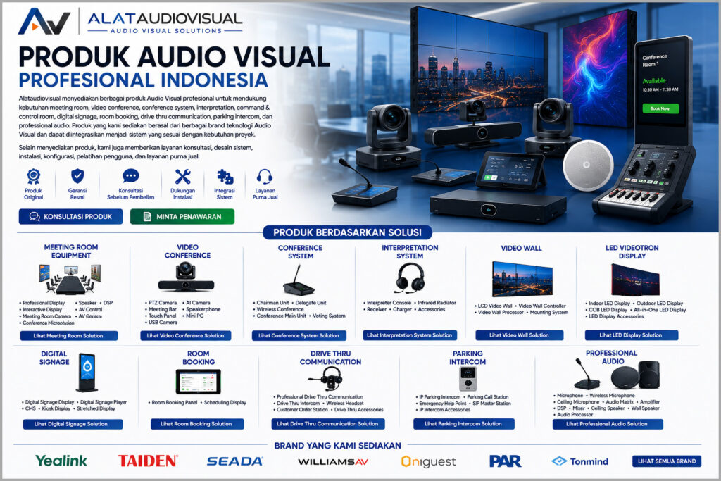 Produk Audio Visual Profesional